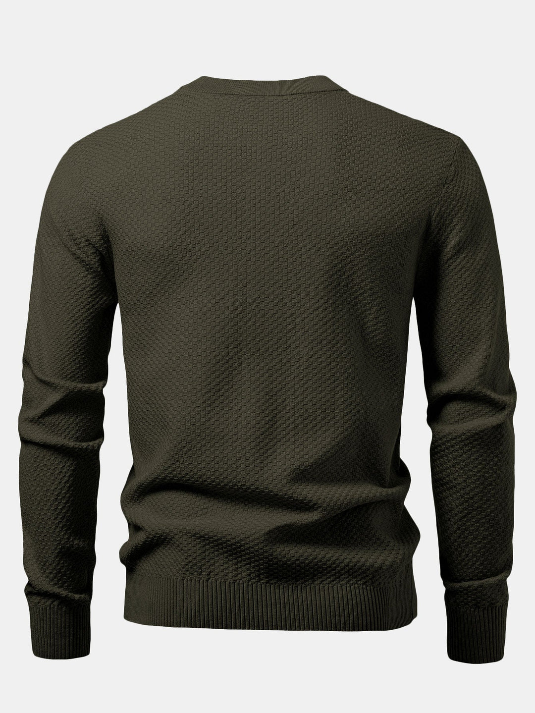 Indalecio | Jersey con textura de tablero de ajedrez y cuello redondo