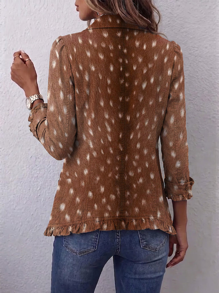 Inés | Chaqueta bohemia con estampado animal