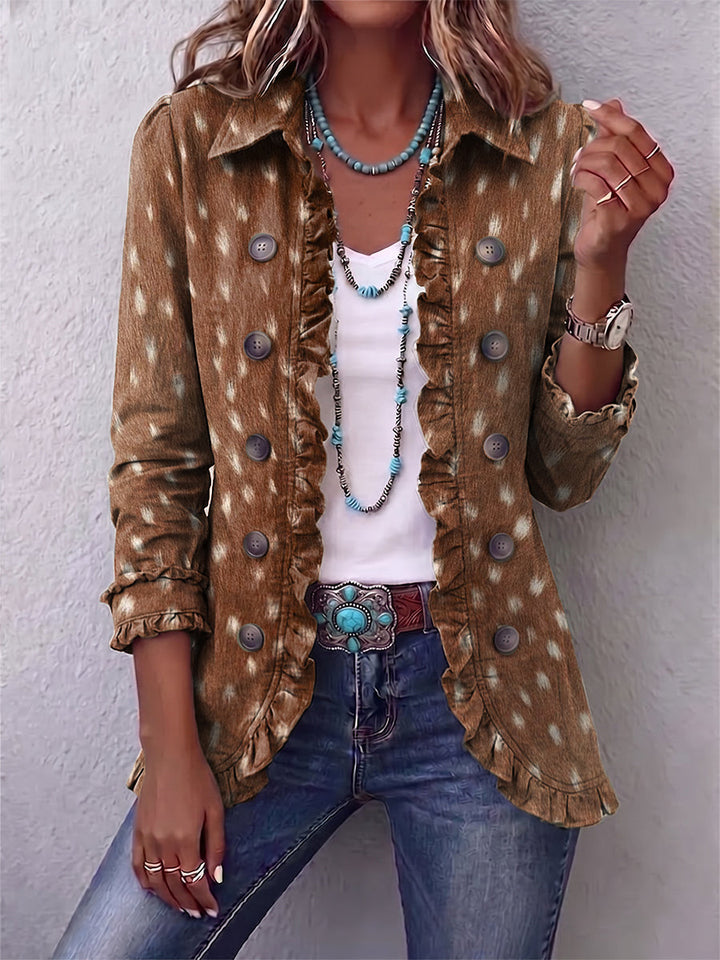 Inés | Chaqueta bohemia con estampado animal