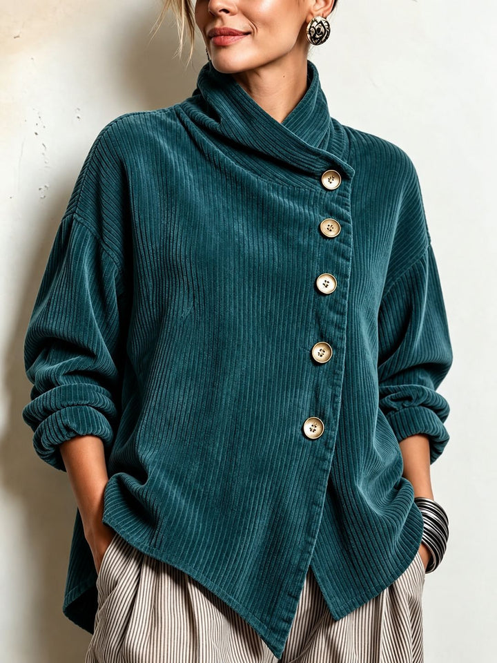Inés | Jersey de pana con cuello alto