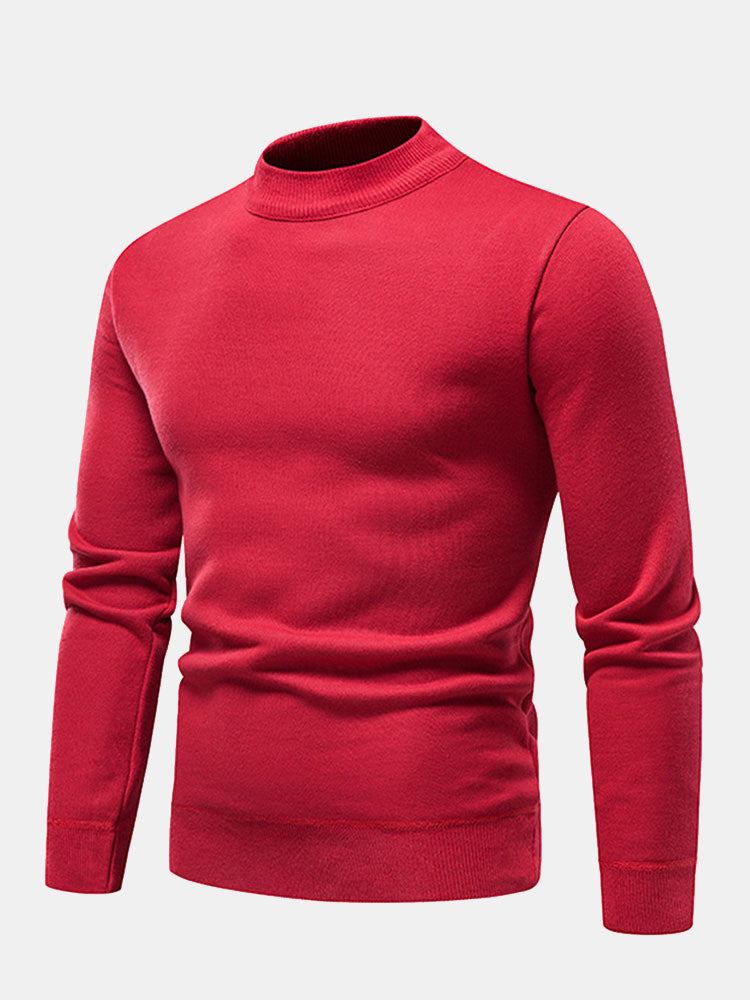Inocencio | Jersey con cuello alto y forro de pelo sintético