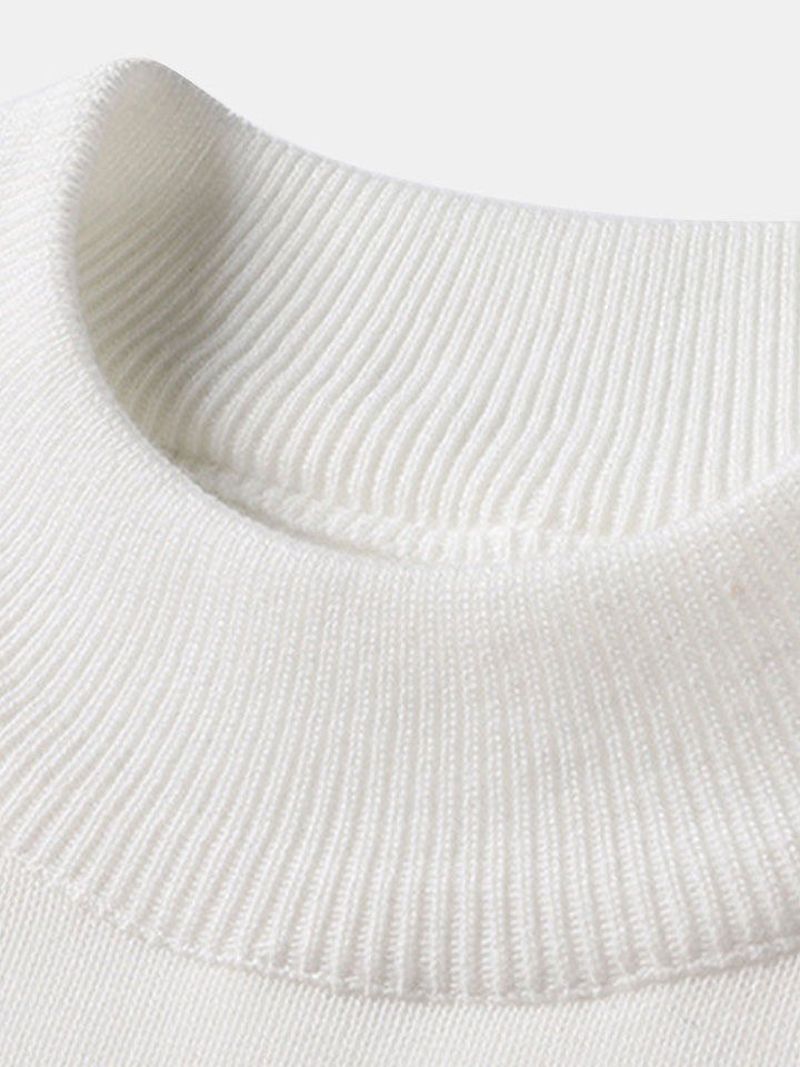Inocencio | Jersey con cuello alto y forro de pelo sintético