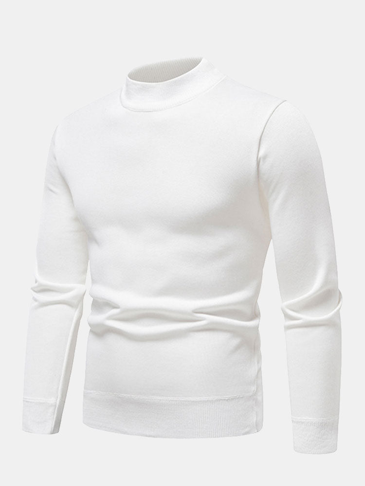 Inocencio | Jersey con cuello alto y forro de pelo sintético