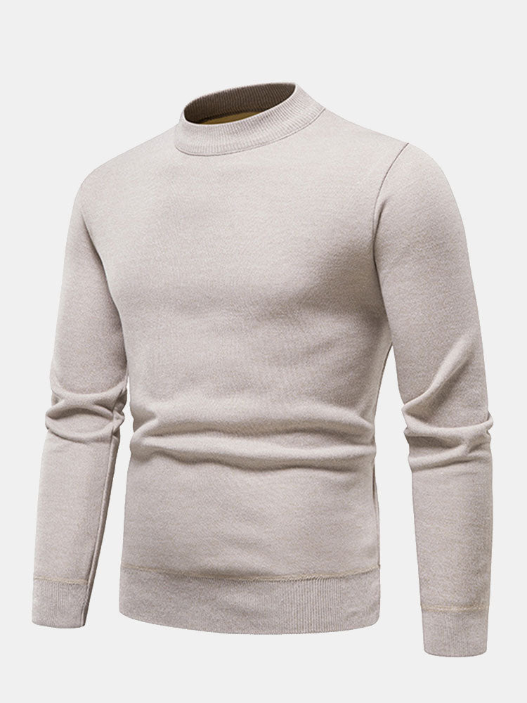 Inocencio | Jersey con cuello alto y forro de pelo sintético
