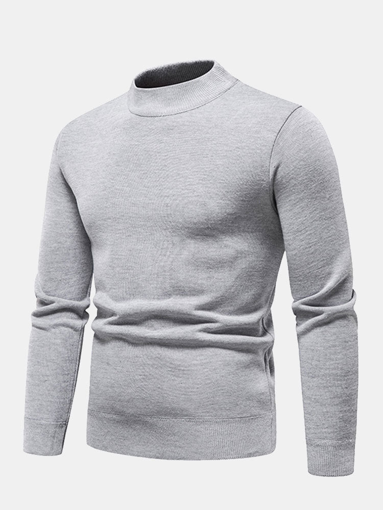 Inocencio | Jersey con cuello alto y forro de pelo sintético