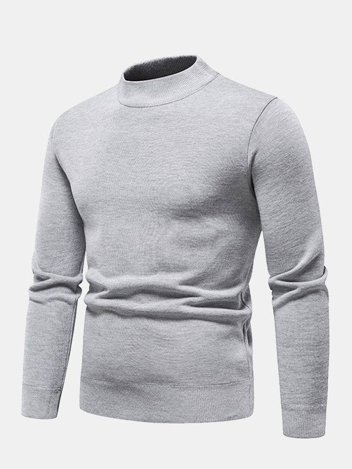 Inocencio | Jersey con cuello alto y forro de pelo sintético