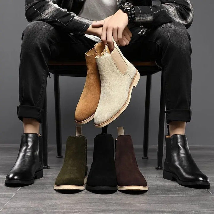 Isaac | Botines Chelsea con efecto ante
