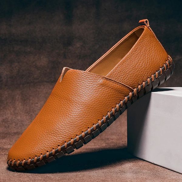 Isaac | Mocasines de piel cosidos a mano