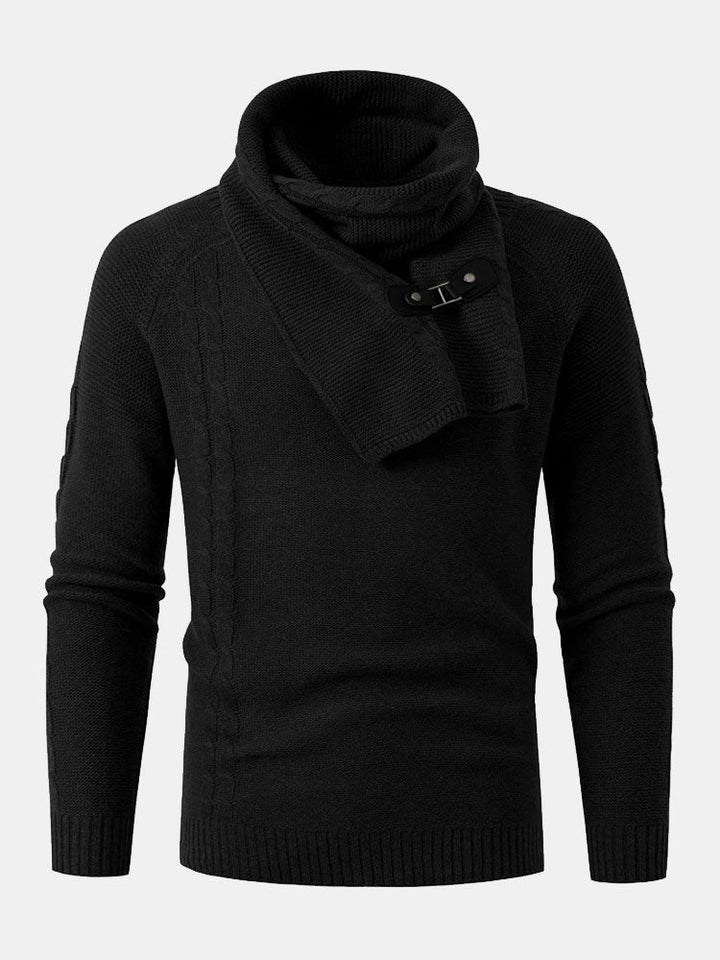 Isidoro | Jersey con cuello chal desmontable