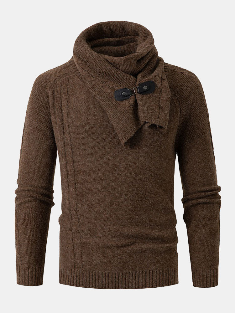Isidoro | Jersey con cuello chal desmontable