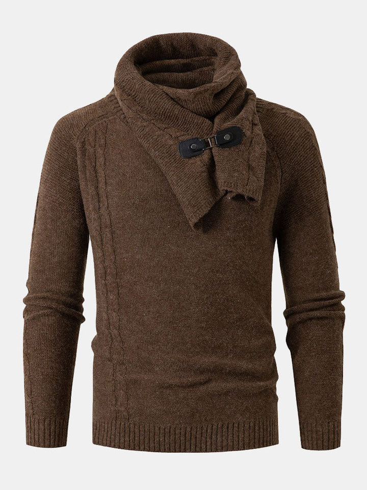Isidoro | Jersey con cuello chal desmontable