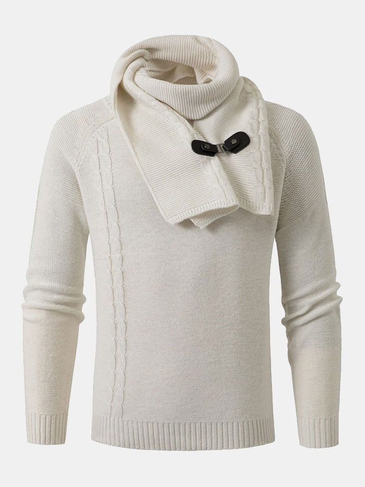 Isidoro | Jersey con cuello chal desmontable