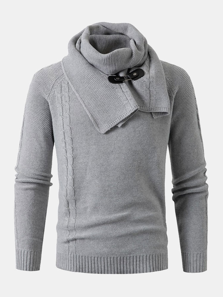 Isidoro | Jersey con cuello chal desmontable