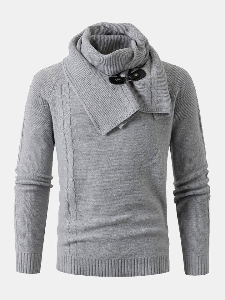 Isidoro | Jersey con cuello chal desmontable