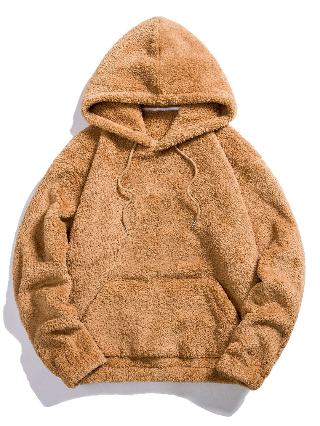 Ismael | Sudadera con capucha básica de borreguito