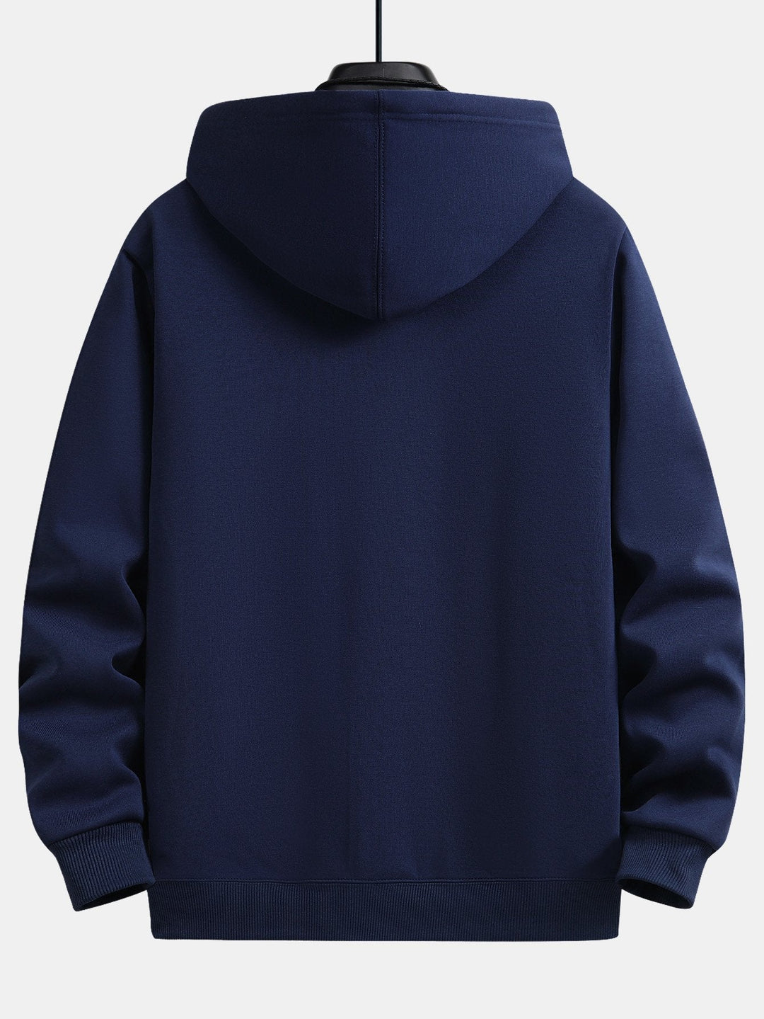 Jacobo | Sudadera con capucha con forro de pelo, cremallera y corte relajado