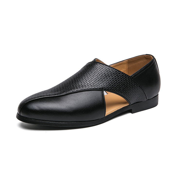 Jaime | Mocasines de piel de aire vintage