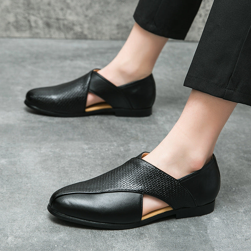 Jaime | Mocasines de piel de aire vintage