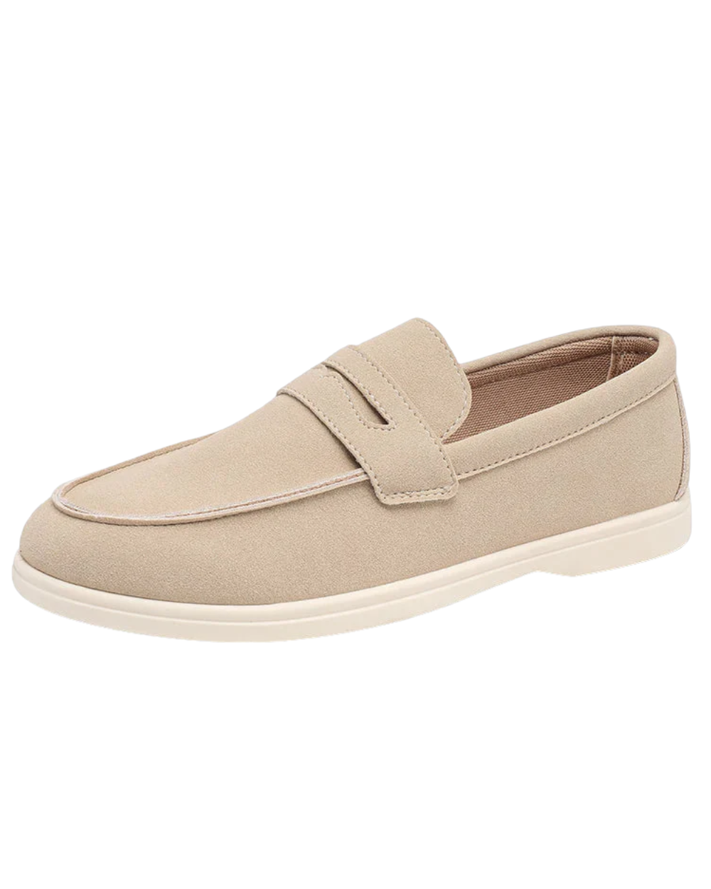 Jeremías | Mocasines de ante color arena