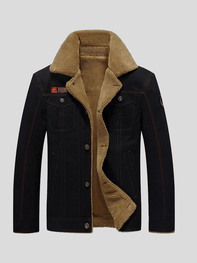 Jesús | Chaqueta casual verde oliva de corte regular