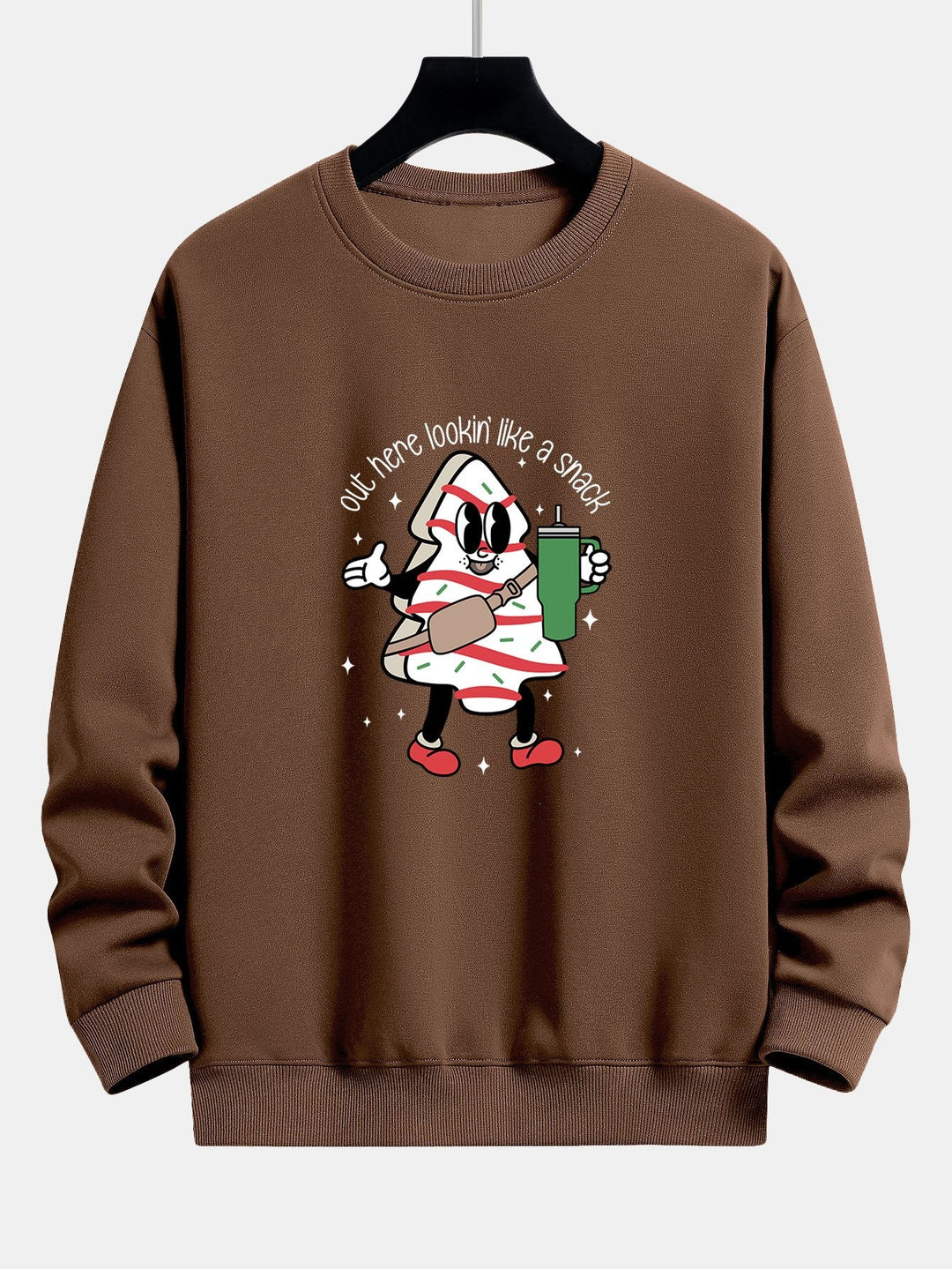 Jorge | Sudadera navideña con estampado de galletas de jengibre