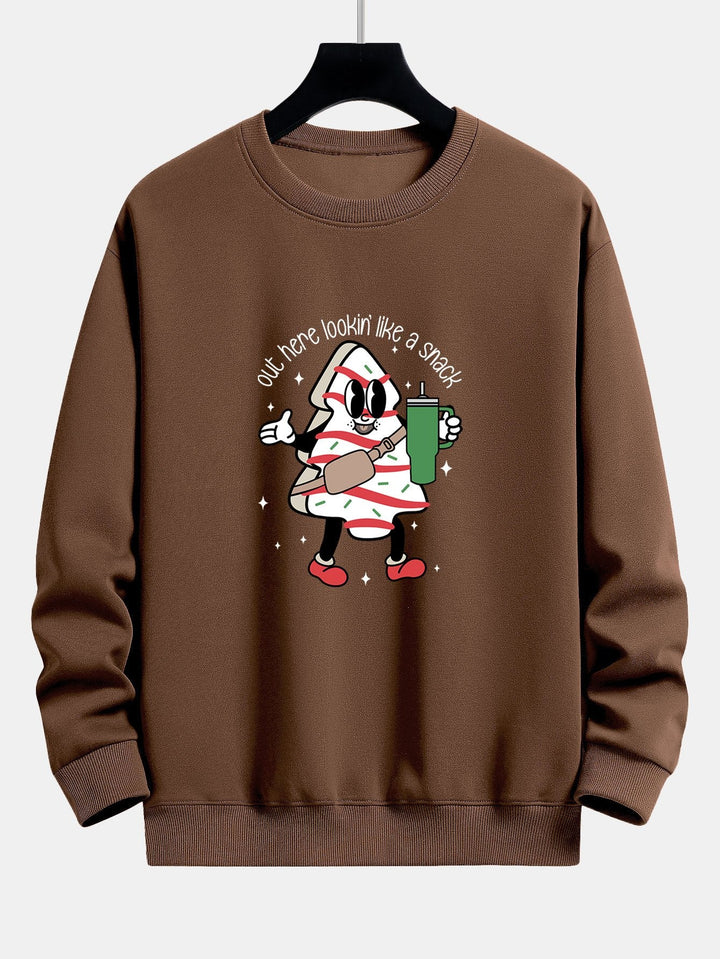Jorge | Sudadera navideña con estampado de galletas de jengibre