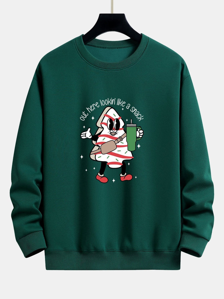 Jorge | Sudadera navideña con estampado de galletas de jengibre