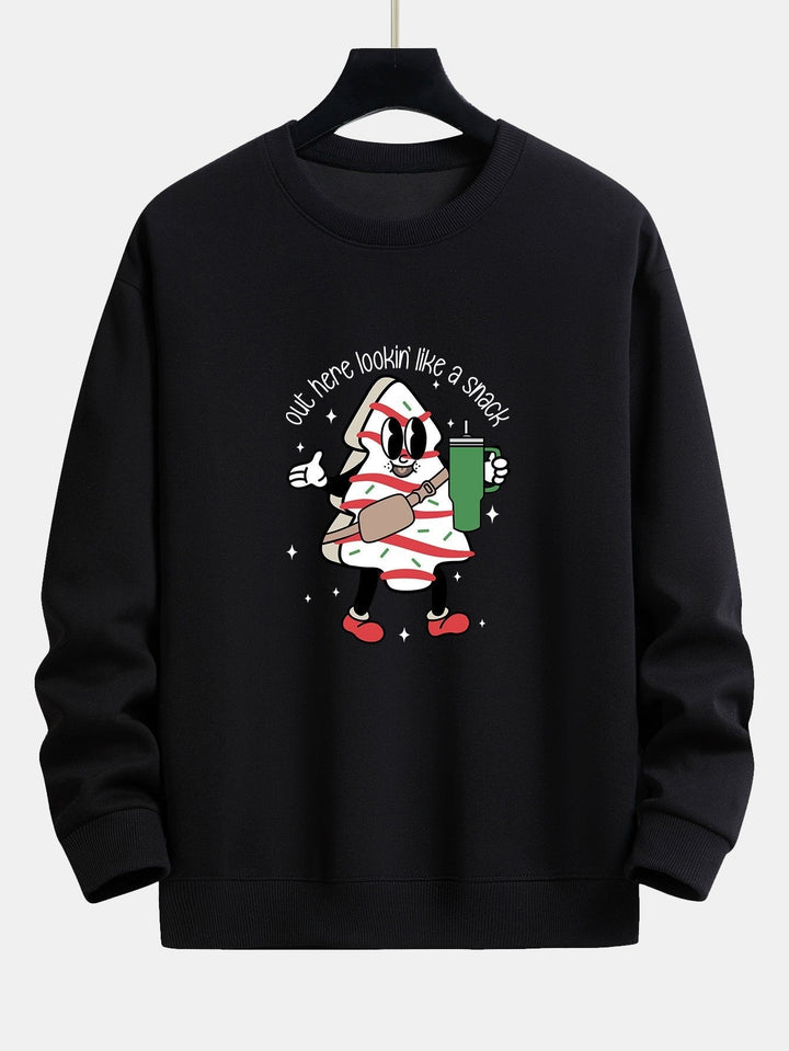 Jorge | Sudadera navideña con estampado de galletas de jengibre