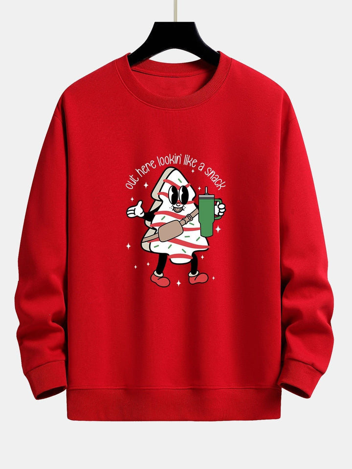 Jorge | Sudadera navideña con estampado de galletas de jengibre