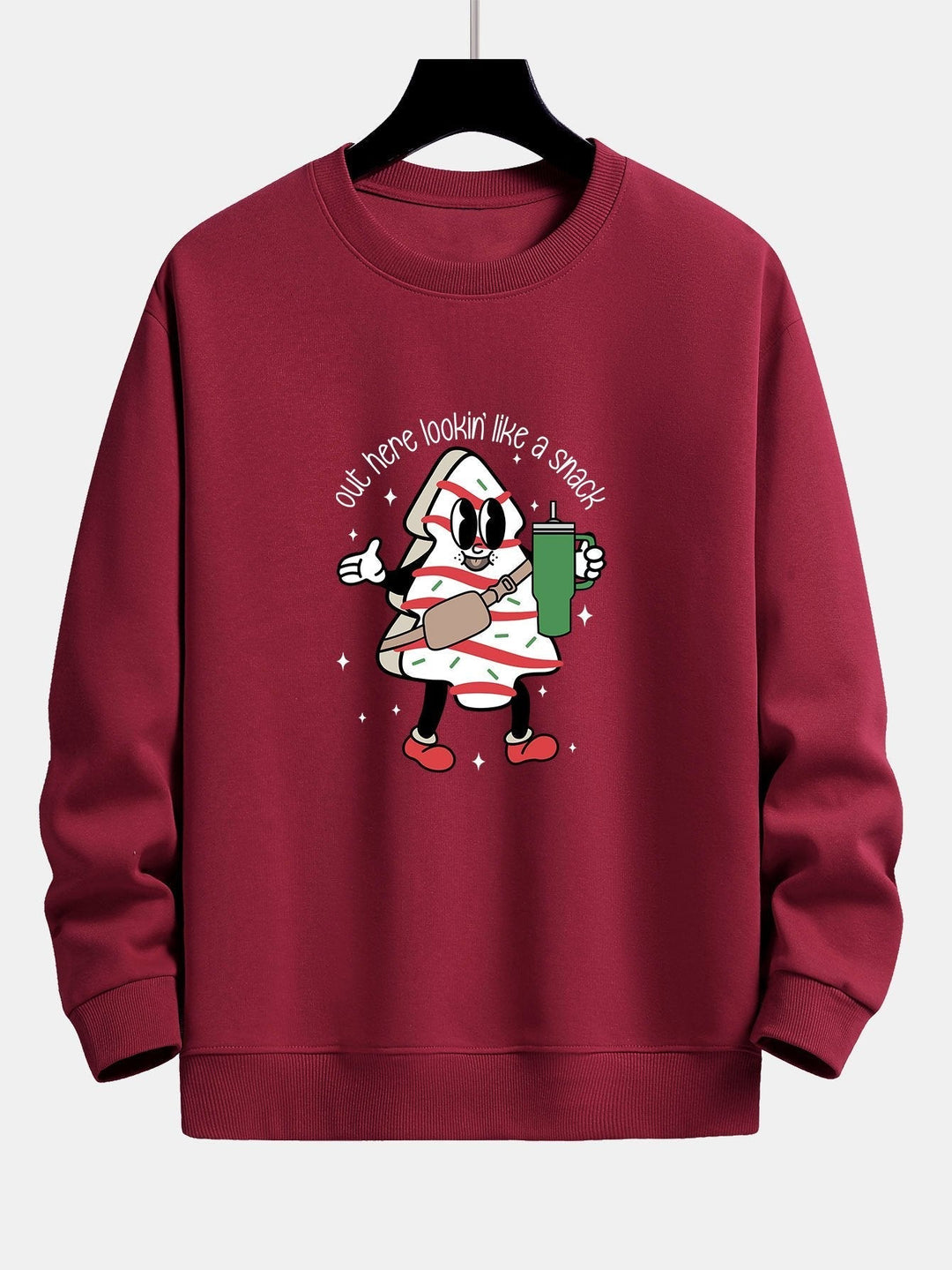Jorge | Sudadera navideña con estampado de galletas de jengibre