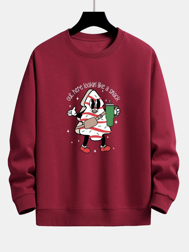 Jorge | Sudadera navideña con estampado de galletas de jengibre