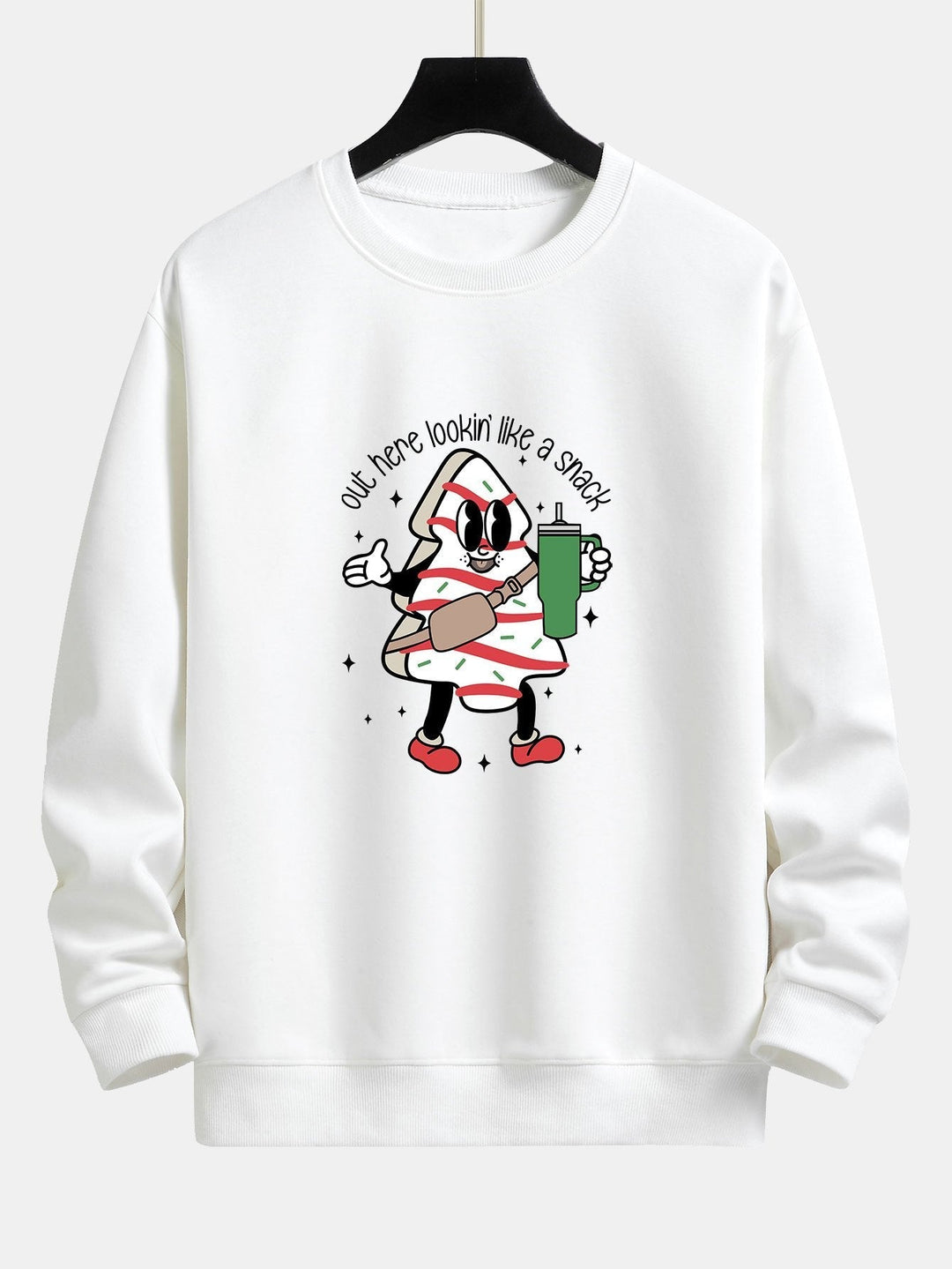 Jorge | Sudadera navideña con estampado de galletas de jengibre