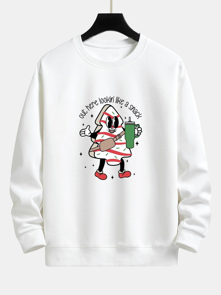 Jorge | Sudadera navideña con estampado de galletas de jengibre