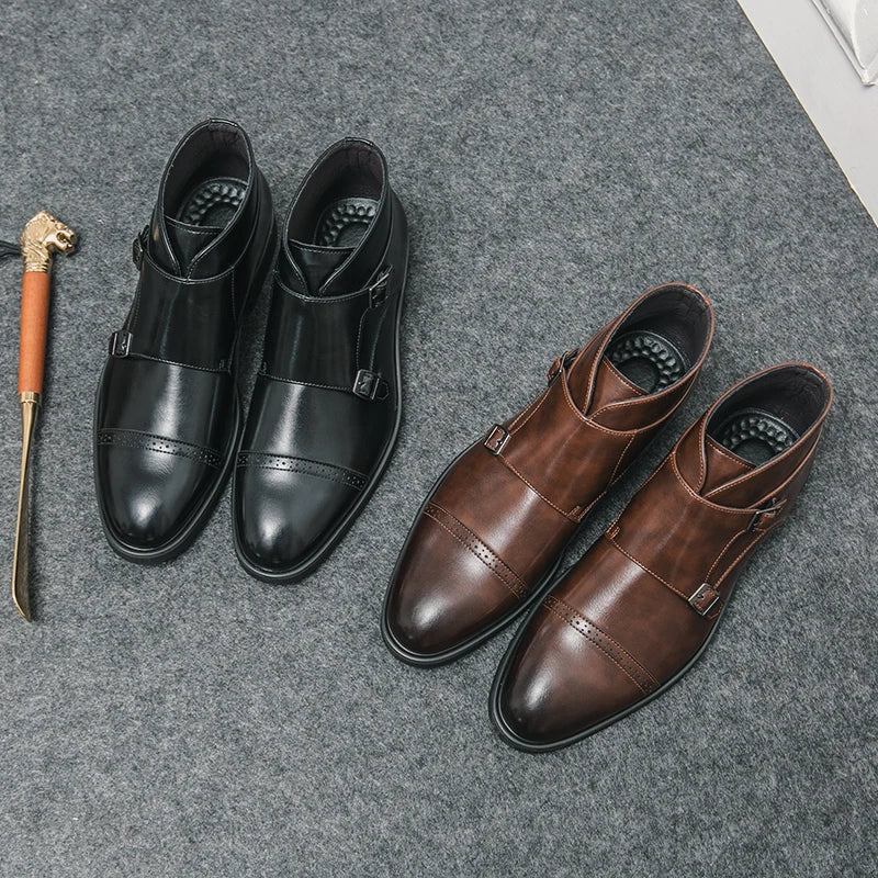 José Nicolás | Botines con doble hebilla