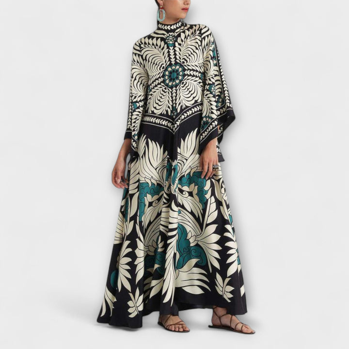 Macarena | Vestido maxi floral de tejido ligero