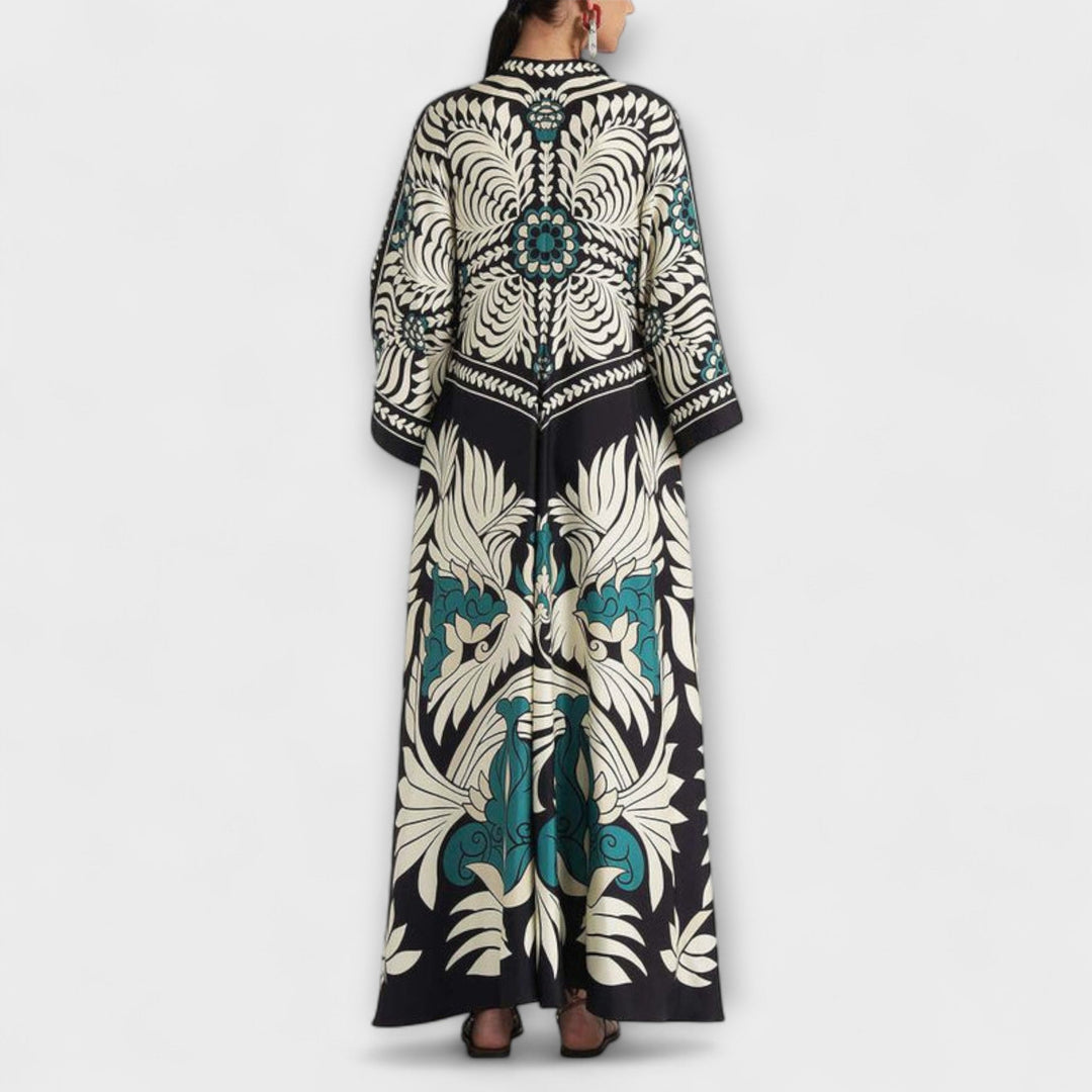 Macarena | Vestido maxi floral de tejido ligero