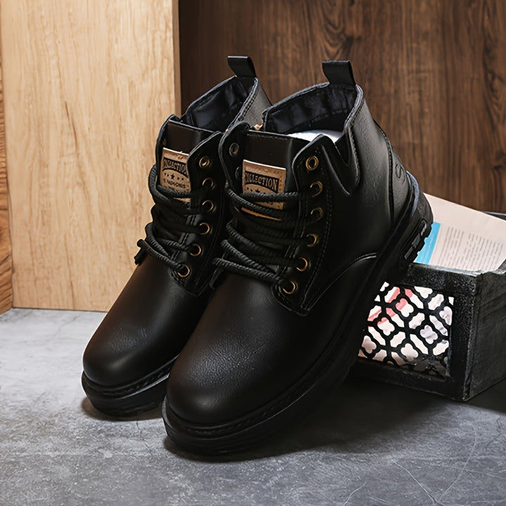 Juan Alejandro | Botines de cordones de aire retro