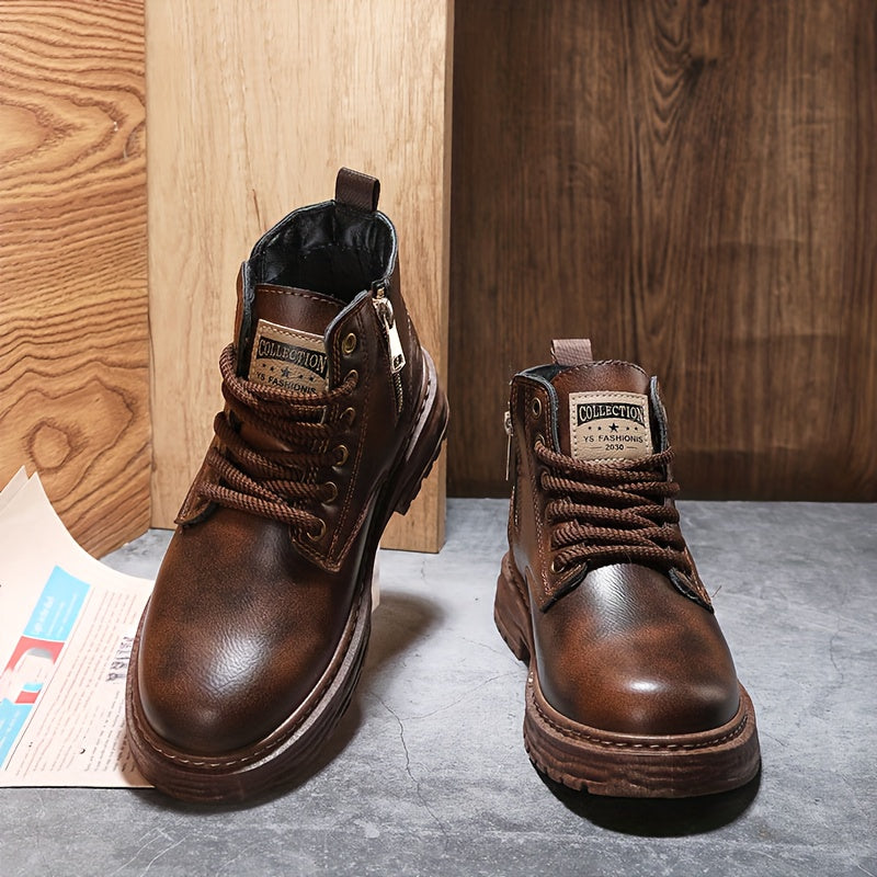 Juan Alejandro | Botines de cordones de aire retro