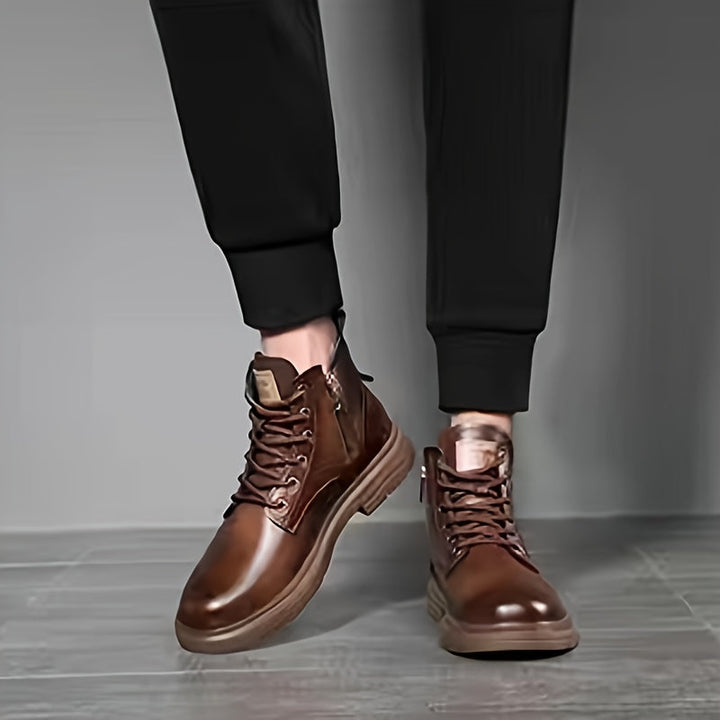 Juan Alejandro | Botines de cordones de aire retro