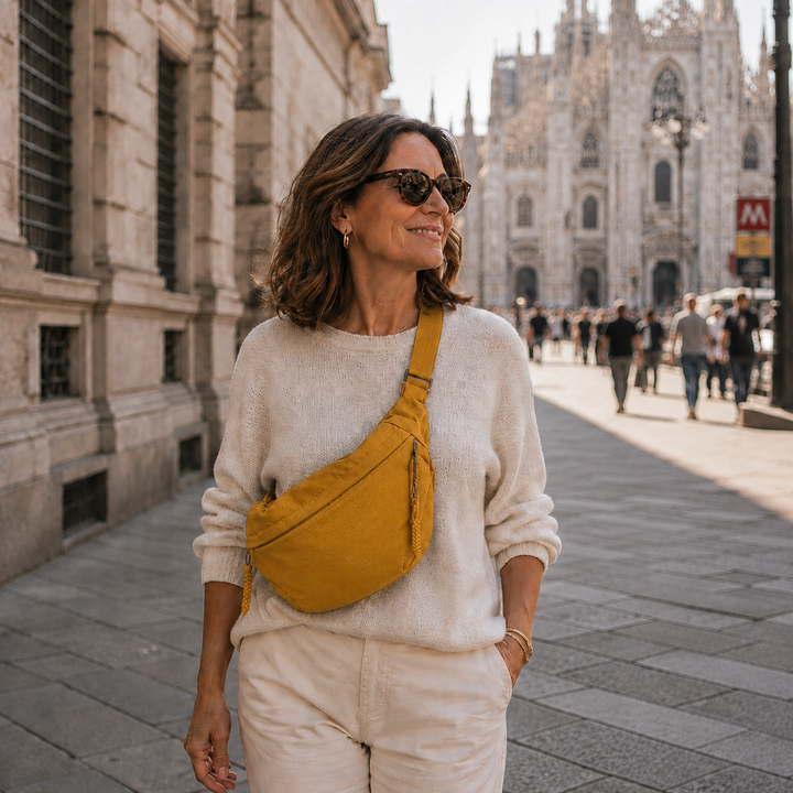 Julia | Bolso de hombro ocre