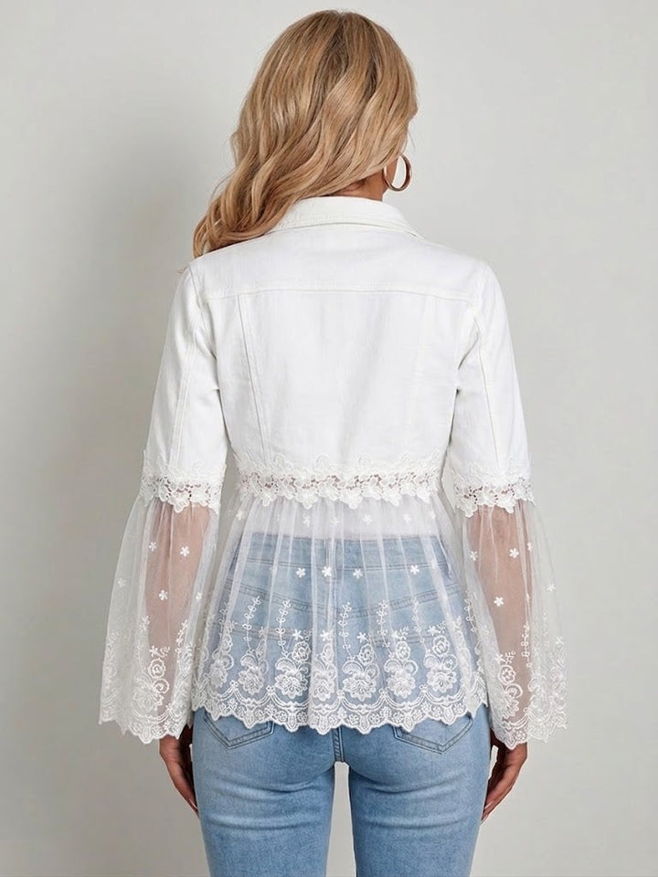 Julia | Chaqueta con apliques de encaje