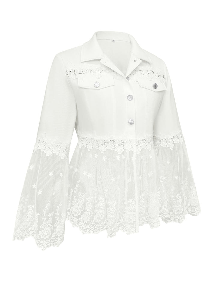 Julia | Chaqueta con apliques de encaje