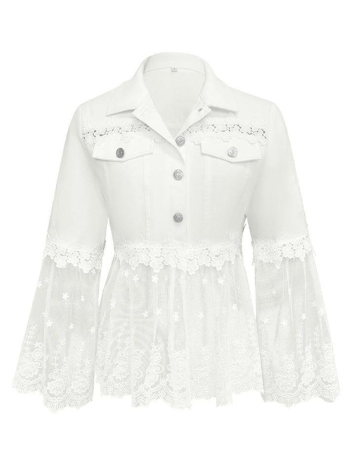 Julia | Chaqueta con apliques de encaje