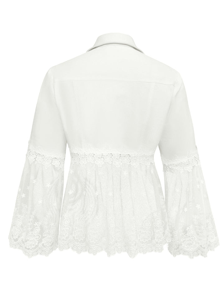 Julia | Chaqueta con apliques de encaje