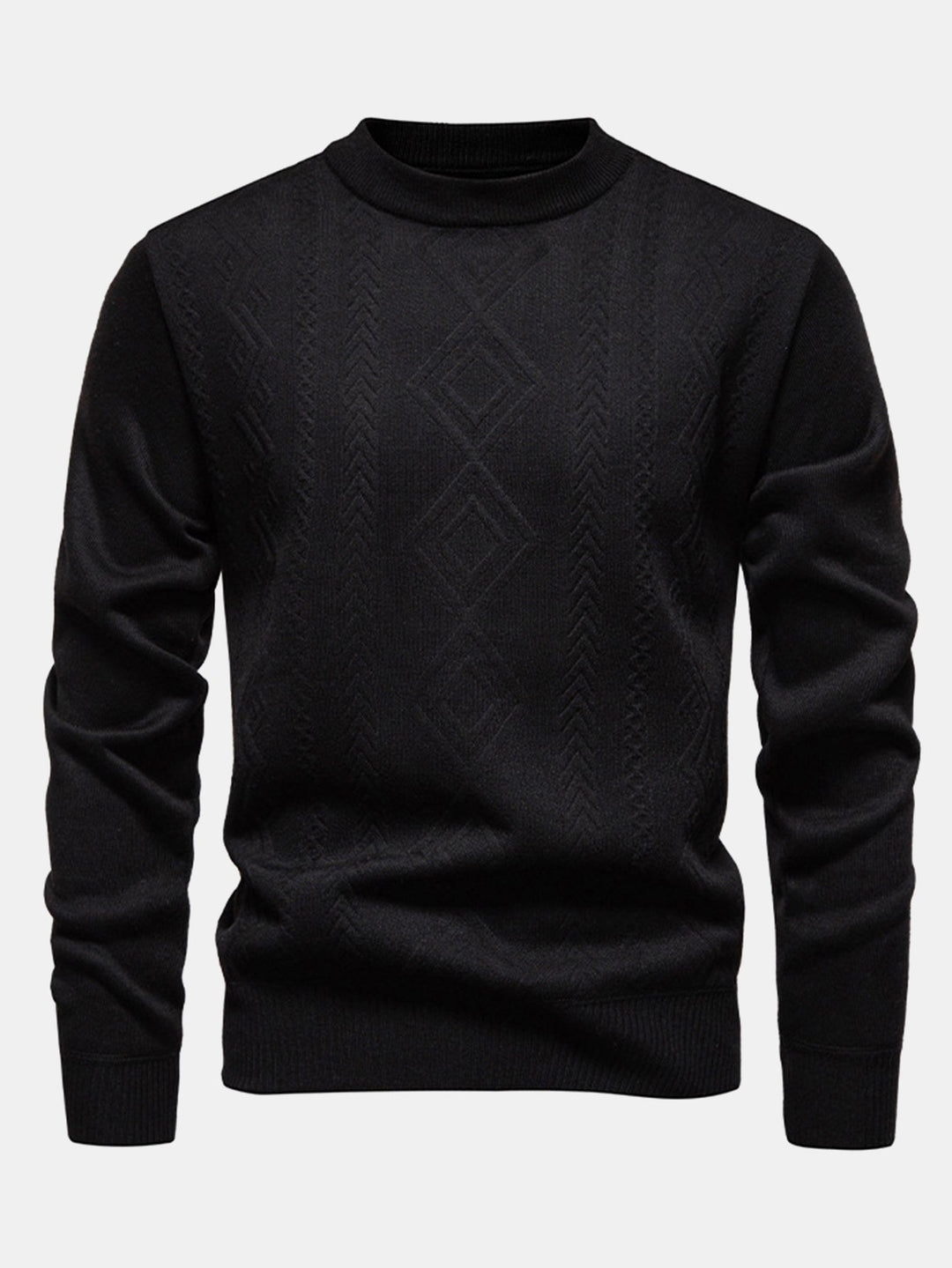 Juvenal | Jersey jacquard con motivo geométrico y cuello redondo