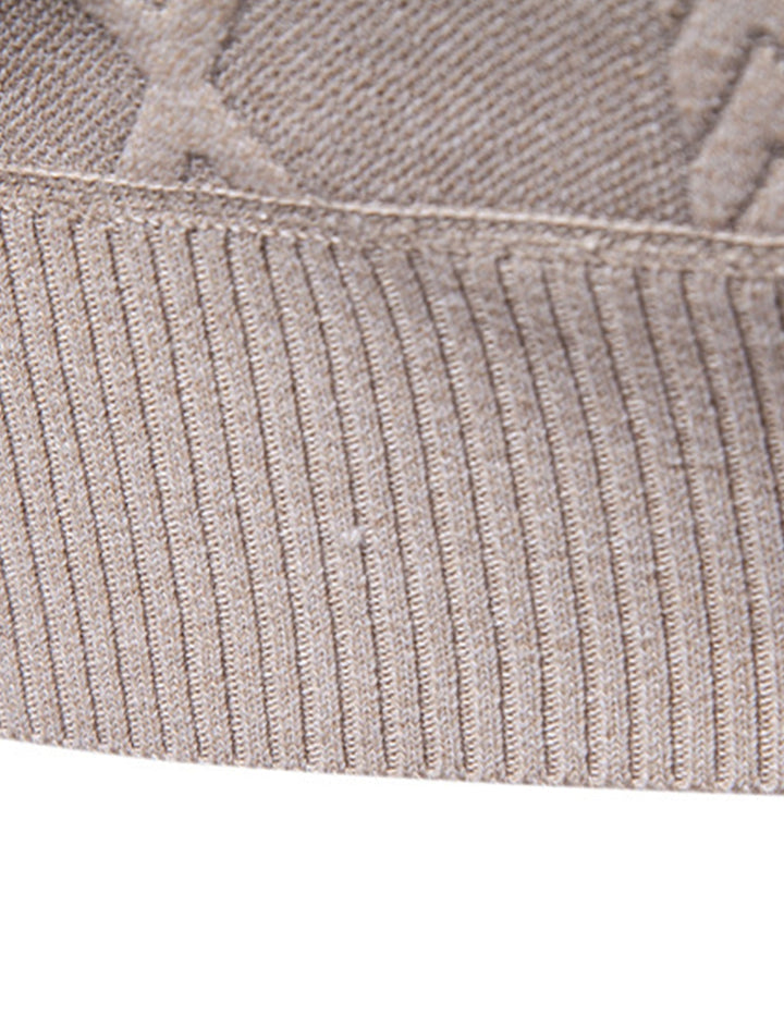 Juvenal | Jersey jacquard con motivo geométrico y cuello redondo