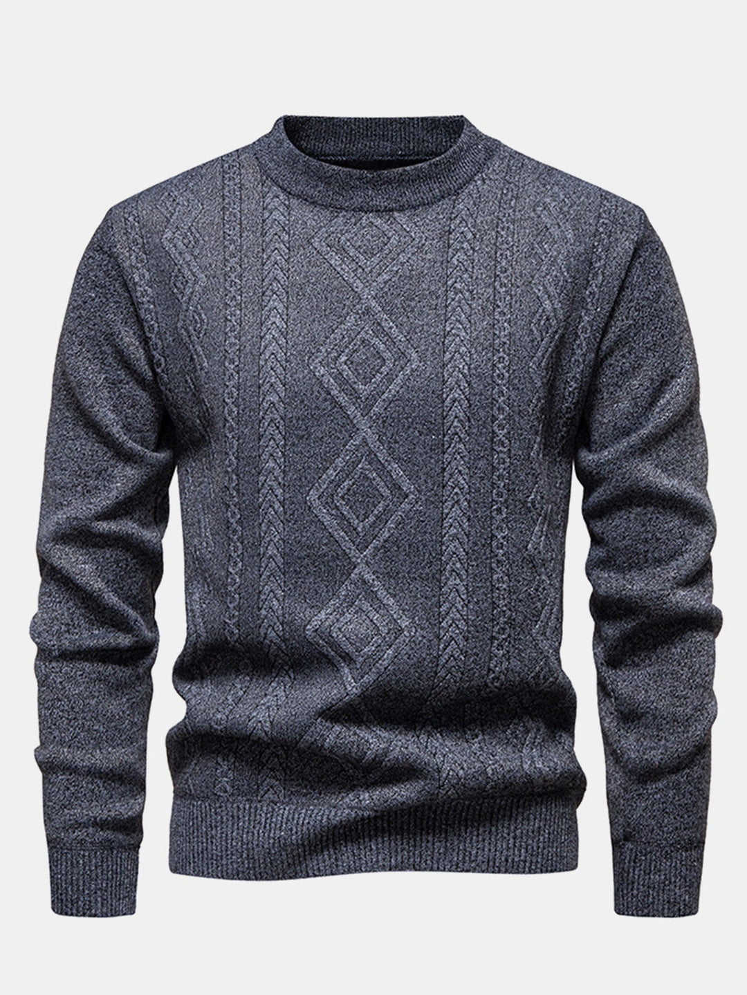Juvenal | Jersey jacquard con motivo geométrico y cuello redondo