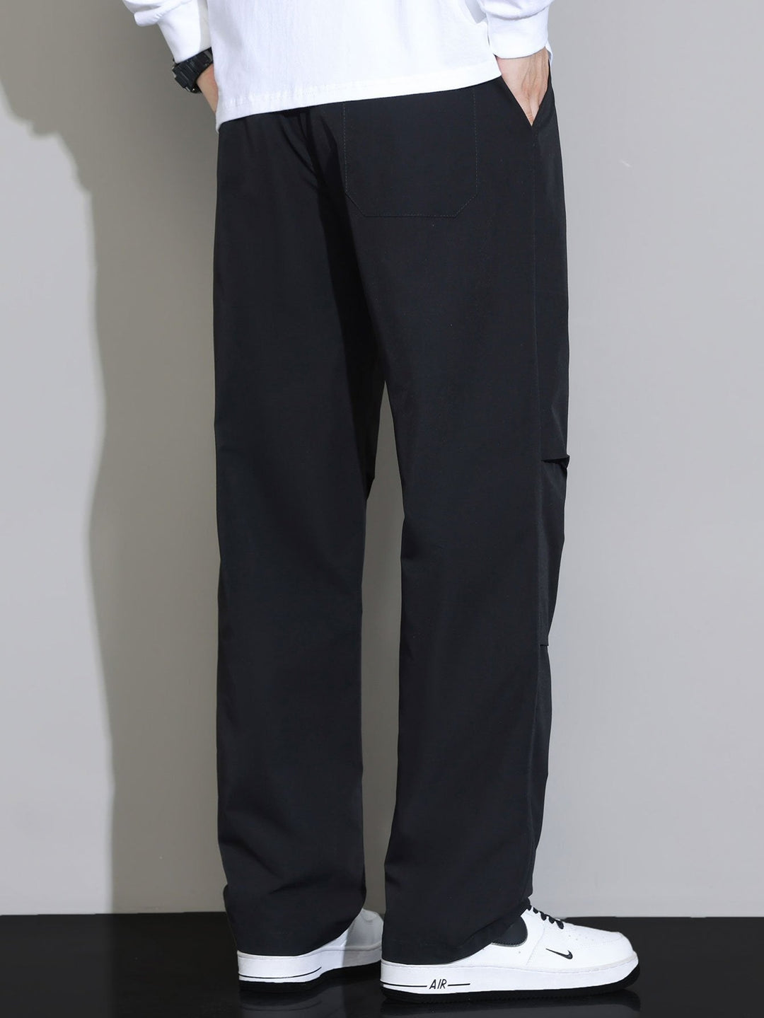 Juvencio | Pantalón de vestir de pernera recta con cordón