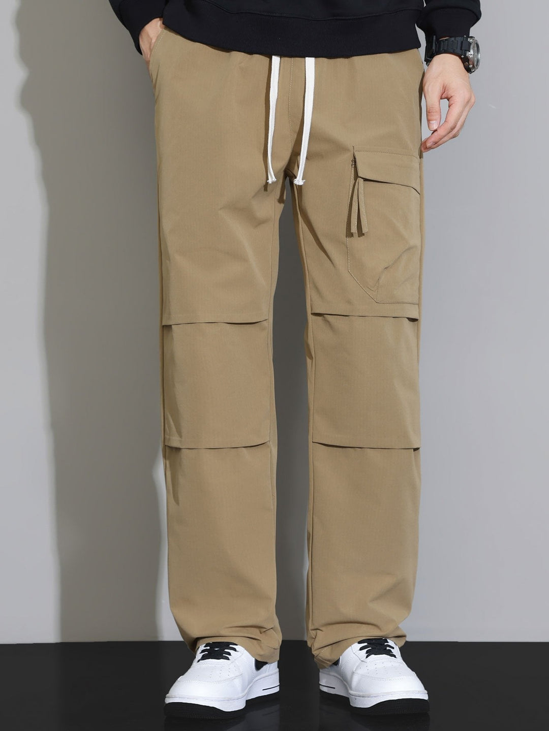 Juvencio | Pantalón de vestir de pernera recta con cordón