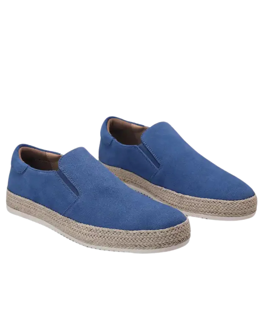 Ladislao | Mocasines azules de ante para el verano